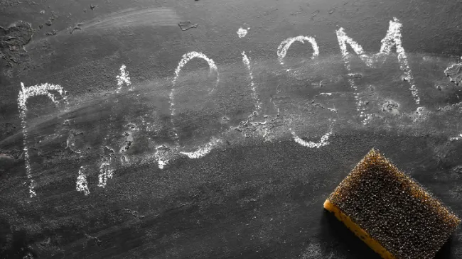 racism on chalkboard